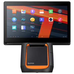 Sunmi T2s, 39,6 cm (15,6''), Android, noir, orange