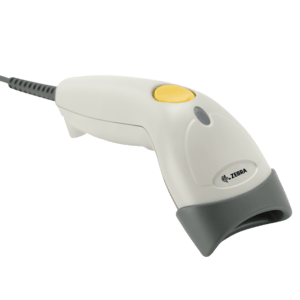 scanner à main, commerce, 1D, laser, 100 scans/s., inclus: câble (USB), support, couleur: anthracite