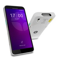 PDA Memor 17 Full Touch, versión blanca, rango estándar 2D Imager con retroalimentación de punto verde, cámara 13MP, cámara frontal 8MP, Wi-Fi6E+5G, 6GB/64GB, QC Octa Core, 2,4GHz, Android v13, NFC, PTT, IP 65, IP67, incluye Google Mobile Services, batería 4000 mAh