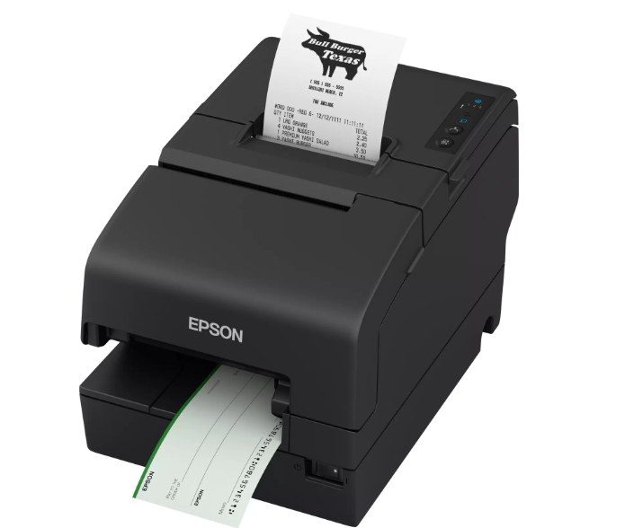 Imprimante multifonction Epson TM-H6000VI (reçus, chèques, MICR)