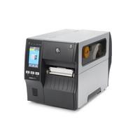 TT Printer ZT411, 4 , 600 dpi, Euro and UK cord, Serial, USB, 10/100 Ethernet, Bluetooth 4.1/MFi, USB Host, Peel w/ Full Rewind, EZPL