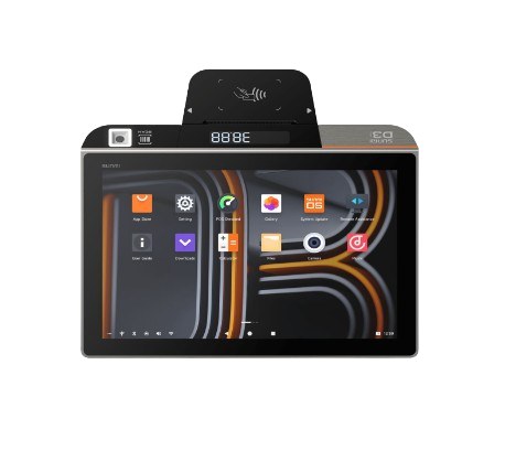 D3 MINI, SUNMI OS, A13, 10.1_+2.4_, 3GB+32GB, Escáner de cámara frontal de 1MP, Impresora de 58 mm, NFC, Wifi, batería incorporada, 4G, Adaptador para Reino Unido, 3-Y