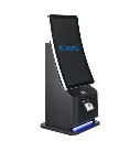 KURVEO Desk 23,6 pouces – Borne tactile de comptoir pour commande libre-service