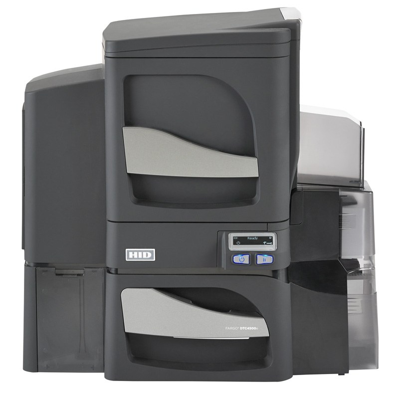 Impression recto verso DTC4500e avec plastification sur un seul côté : modèle de base, imprimante USB et Ethernet - SANS trémies de verrouillage