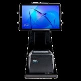 WHITE UNIVERSAL TABLET ENCLOSURE 100MM VESA WITH LOCK