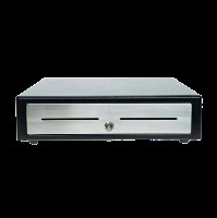 CD4-1616WTSSC48-S2 16in White CASH DRAWER with SS front 4 Bill 8 Coin with 2 media slots