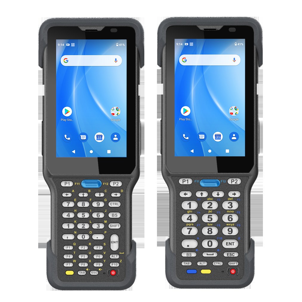 HT730Plus WLAN + 5G, 29-keys, with SE5880 Long Range, A14, GMS   AER, 6GB/128GB, WLAN, with bumper, hand strap, one piece 6700mAH battery design. xxNot included but optional accessory: USB Type-C cable and Power adapterxx