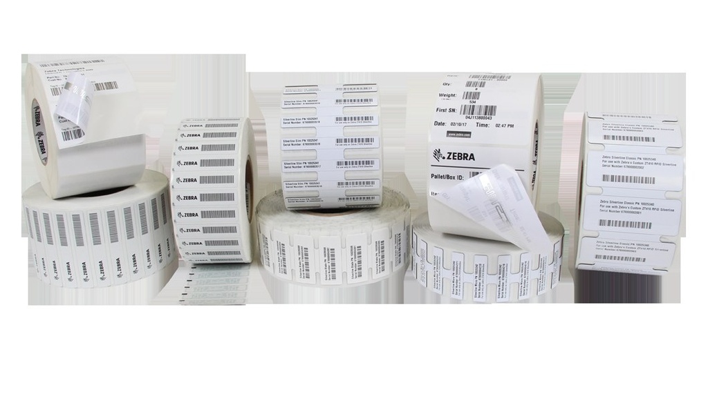 Zebra Z-SELECT 2000T papier TT (réf. ZIPRD3017411) - Rouleau d'étiquettes pour l'étiquetage des produits