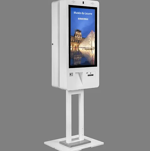 Borne de commande SAGA KOBÉ 32″ Android pour la restauration et le click & collect