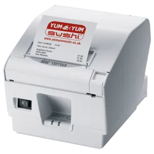 Star TSP743II-24, 8 pts/mm (203 dpi), massicot, gris foncé