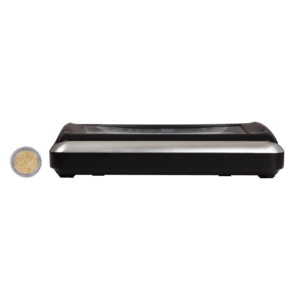 Glancetron 70-CT, ramasse-monnaie, 17,8 cm (7''), argent/noir
