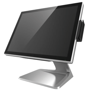 Colormetrics P5100, 38,1 cm (15''), capacitif projeté, USB, USB-C, poweredUSB, RS232, Ethernet, Intel Core i3, sans ventilateur, SSD, noir