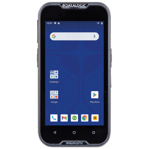 Datalogic Memor 11, Green Spot, 2D, 12.7 cm (5''), GPS, USB-C, BT, WiFi, 4G, NFC, Android, en kit (USB), GMS, noir