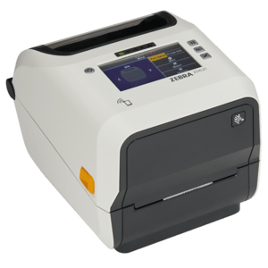 [ettzd621t-21] Zebra ZD621t Healthcare, 8 pts/mm (203 dpi), écran (couleur), RTC, USB, USB Host, RS232, BT (BLE), Ethernet, blanc