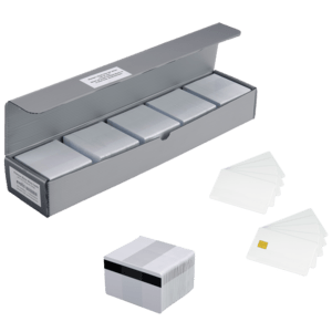 [magcardsil – JT-1464 Loco MagCards silver] Plastic cards with magnetic strip, loco, color: silver