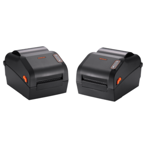 [bixxd540doek – XD5-40DOEK] label printer, direct thermal, resolution: 8 pts/mm (203 dpi), media width (max.): 118 mm, print width (max.): 108 mm, roll diameter (max.): 127 mm, speed (max.): 178 mm/s, USB (type B), USB Host, RS232 (9 pin), Ethernet, emulation: EPL, ZPLII, SLCS, RAM: 64 MB, flash: 128 MB, LCD display, black mark detector, gap detector, included: cable (USB), power supply, power cord, color: black