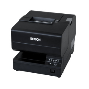 [eps7200sw – C31CF69301] multi station printing, inkjet, print width (max.): 72 mm, 98 mm/s, USB (2.0), Ethernet, cash drawer connector, cutter, automatic document feeder (print width (max.): 81.3 mm), included: cable (USB), power supply, power cord (EU), ink cartridge, QSG, color: black