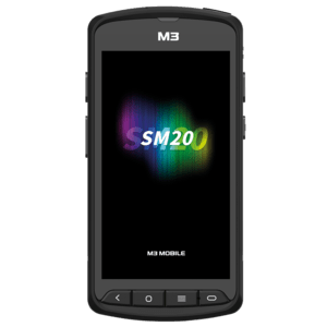 [m3sm20xhf – SM2X4R-S3CHSS-HF-ST] M3 Mobile SM20, 2D, SE4750, 12.7 cm (5''), GPS, USB, BT (5.1), WiFi, 4G, NFC, Android, GMS, RB, noir