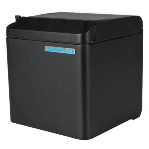 [mpt40s – 6.6.02.0000047] receipt printer, direct thermal, 8 pts/mm (203 dpi), medium width (max.): 82.5 mm, print width (max.): 80 mm, roll diameter (max.): 83 mm, 250 mm/s, USB, RS232, Ethernet, cash drawer connector, cutter, black mark detector, RAM: 2 MB, flash: 4 MB, included: cable (USB, RS232), block power supply, power cord (EU), receipt roll, black