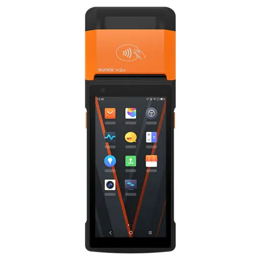 SUNMI V2s – Terminal mobile POS compact avec imprimante pour prise de commande
