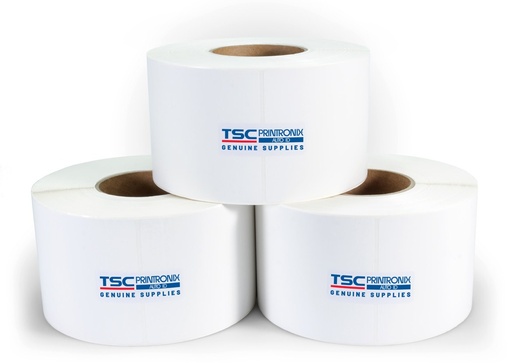 [tsc-38g10207610lf] MEDIA, TT SIN RECUBRIMIENTO, PERMANENTE, 102 MM x 76 MM. Etiquetas/rollo2300, C76, OD203, OUT, 8 rollos/caja. 1UN = 1CTN