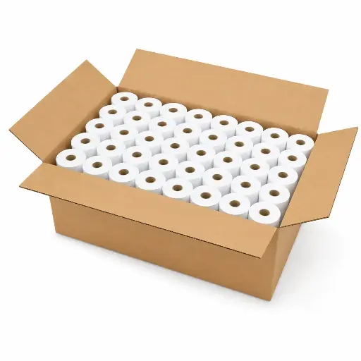 [rotherm80maf – 55080-70809] Rouleau d'Étiquettes Thermiques Directes TSC Linerless – 100mm x 32m (Boîte de 18)
